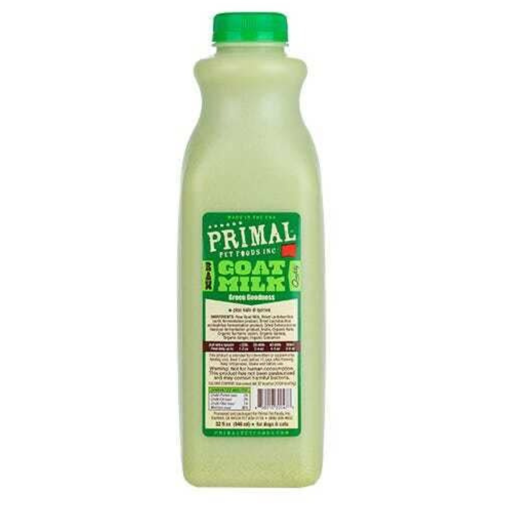 Primal Primal: Raw Goat Milk: Green Goodness 1L