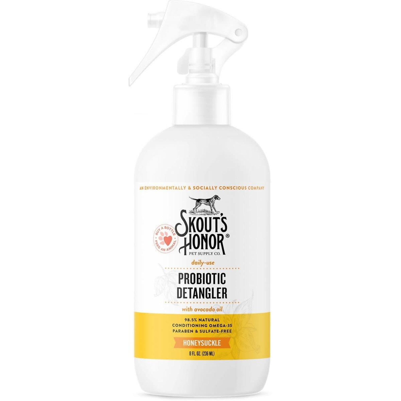 Skout's Honor Skout’s Honor: Probiotic Detangler: Honeysuckle 8oz