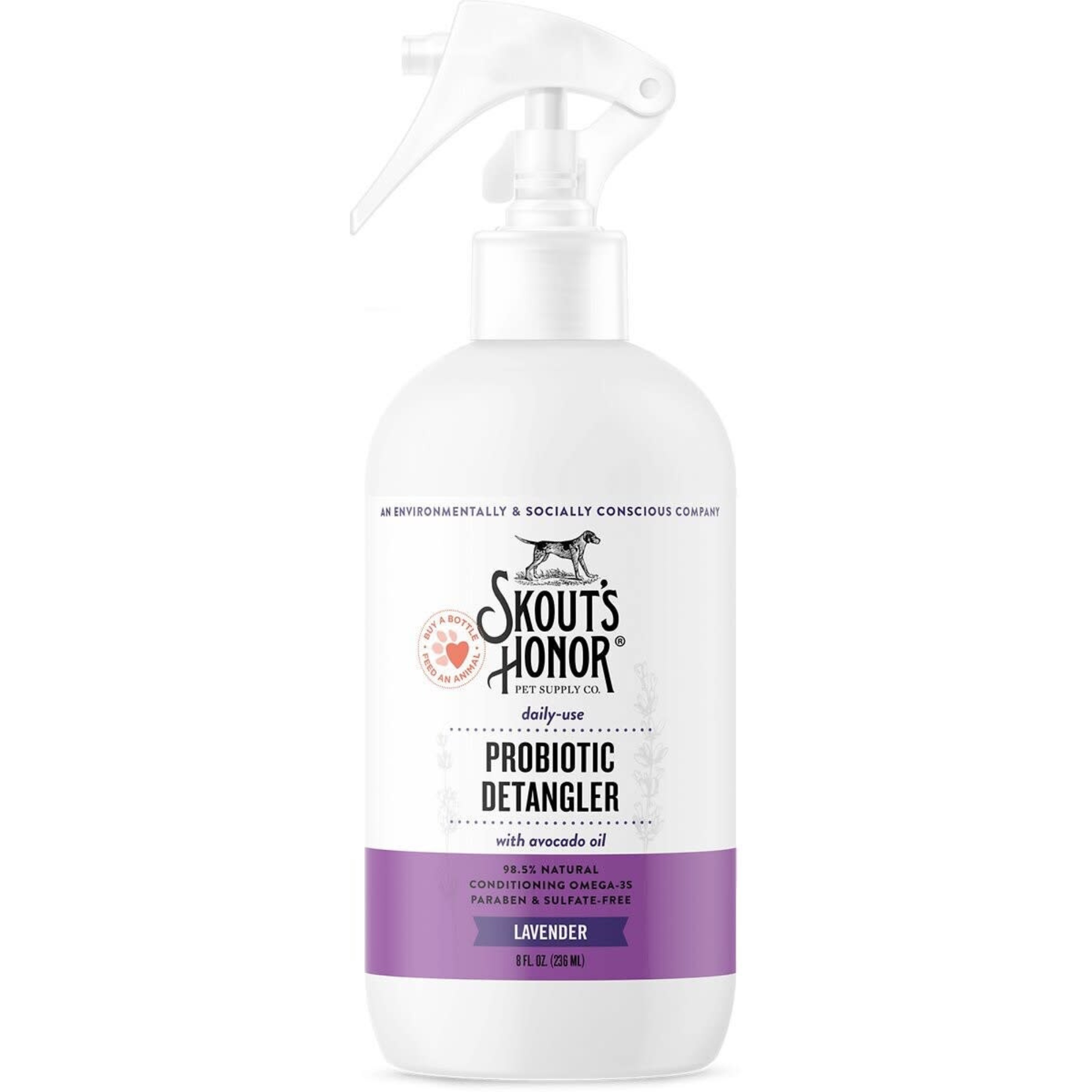 Skout's Honor Skout’s Honor: Probiotic Detangler: Lavender 8oz