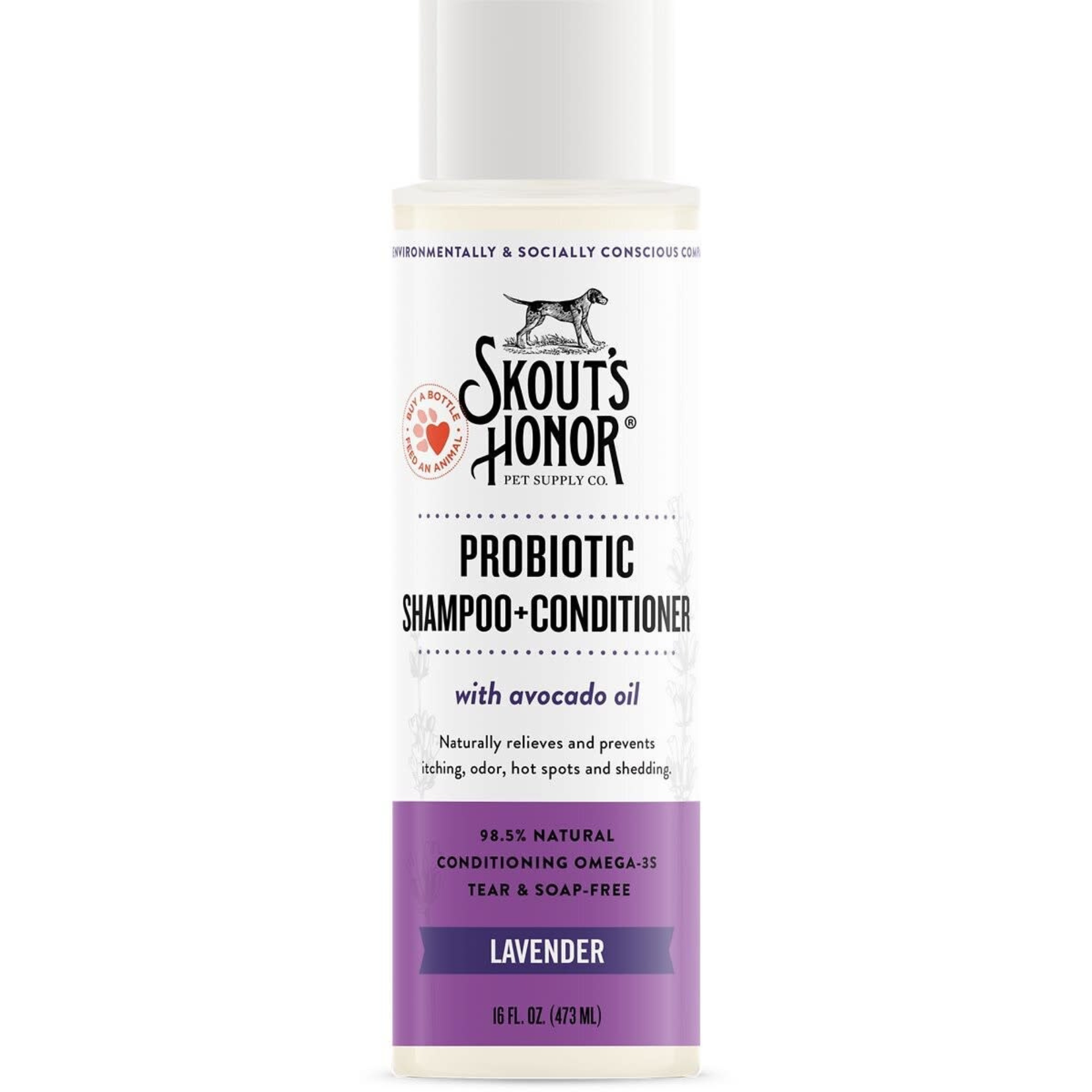 Skout's Honor Skout’s Honor: Probiotic Shampoo + Conditioner: Lavender 16oz