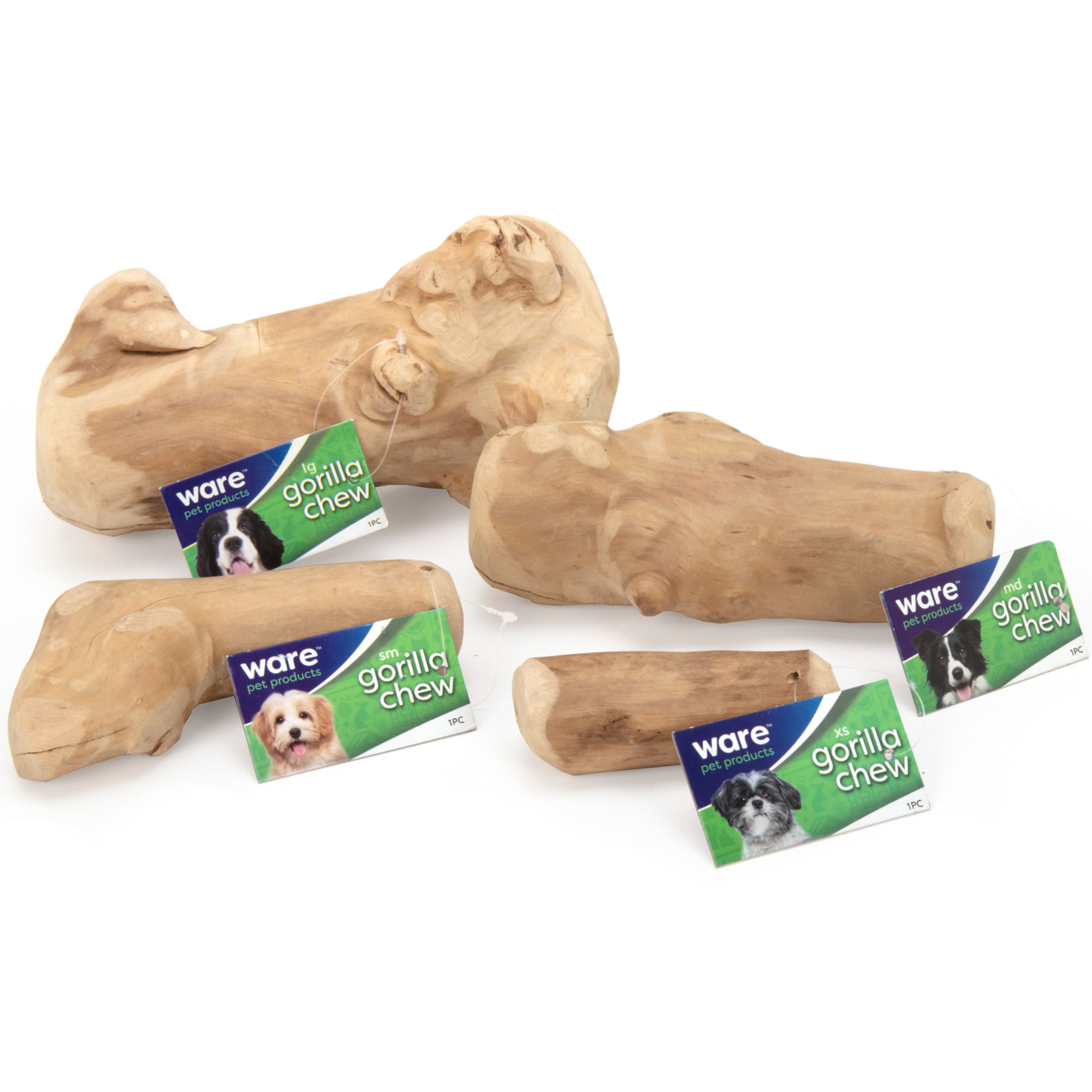 Ware Ware: Natural Wood Gorilla Chew