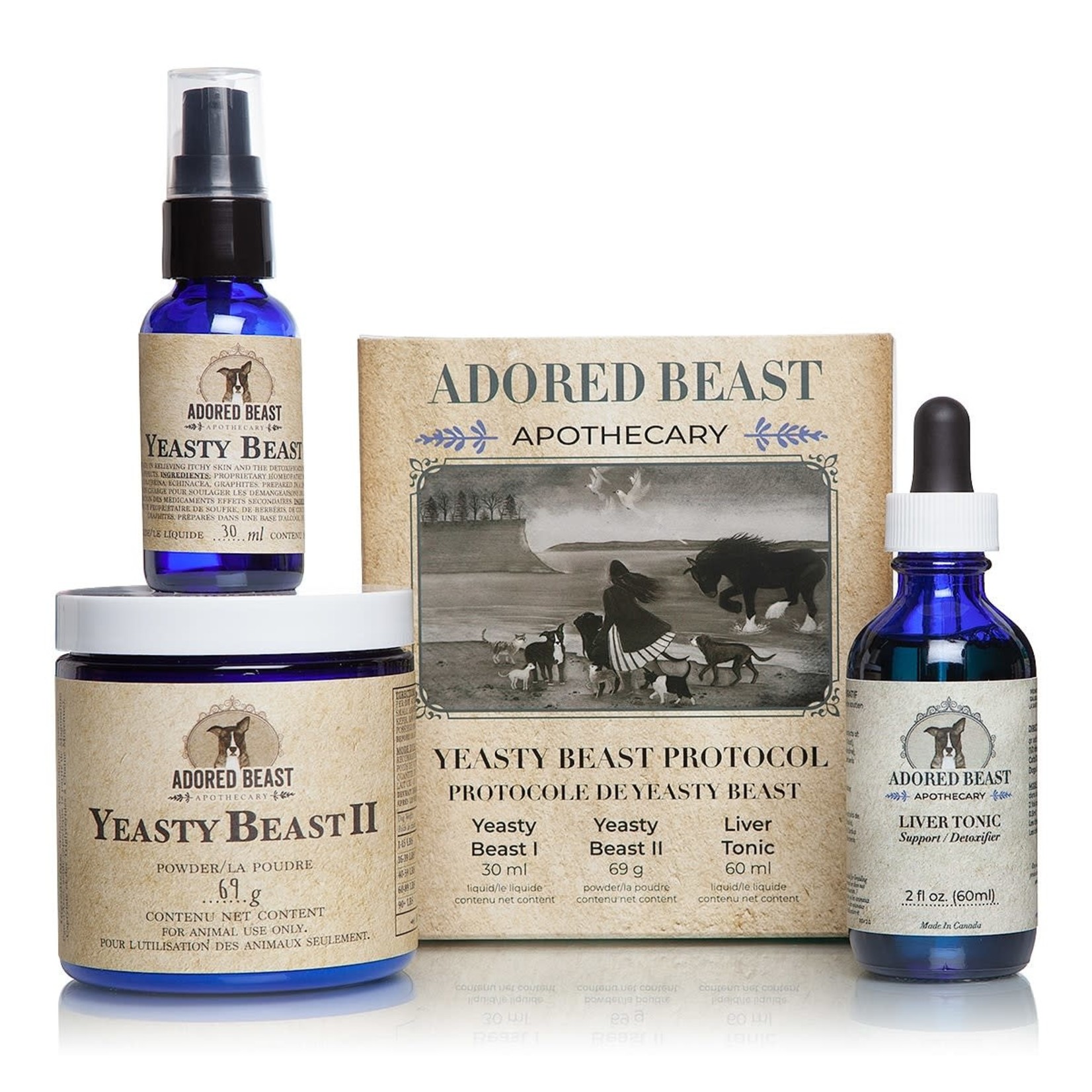 Adored Beast Adored Beast: Yeasty Beast Protocol (3 Product Kit)