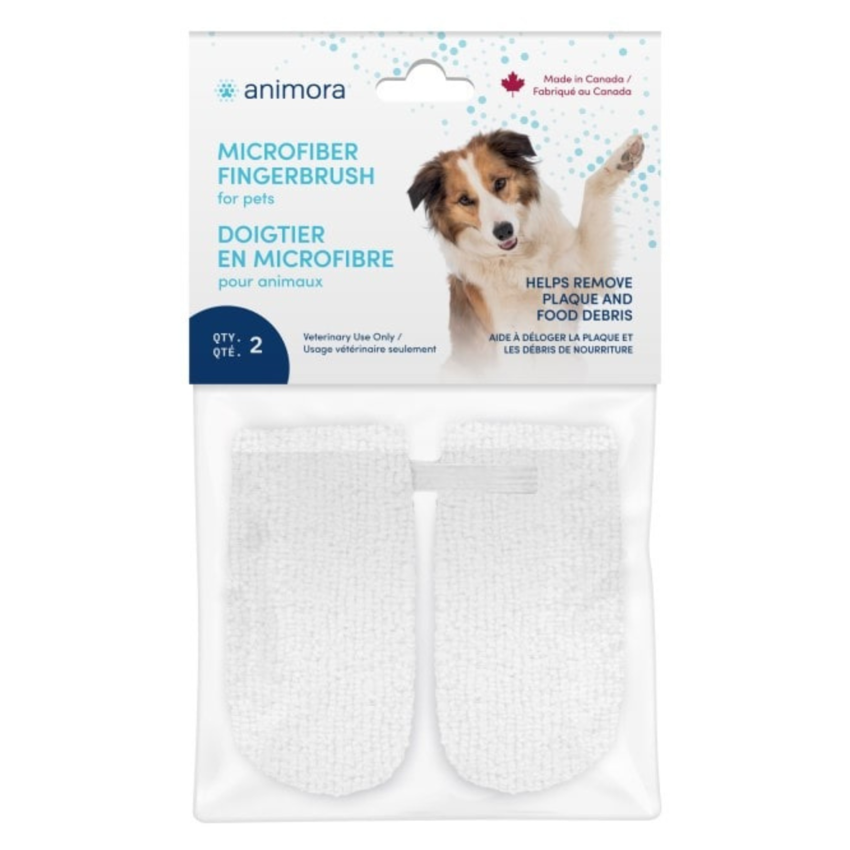 Animora Animora: Microfiber Fingerbrush 2 pack