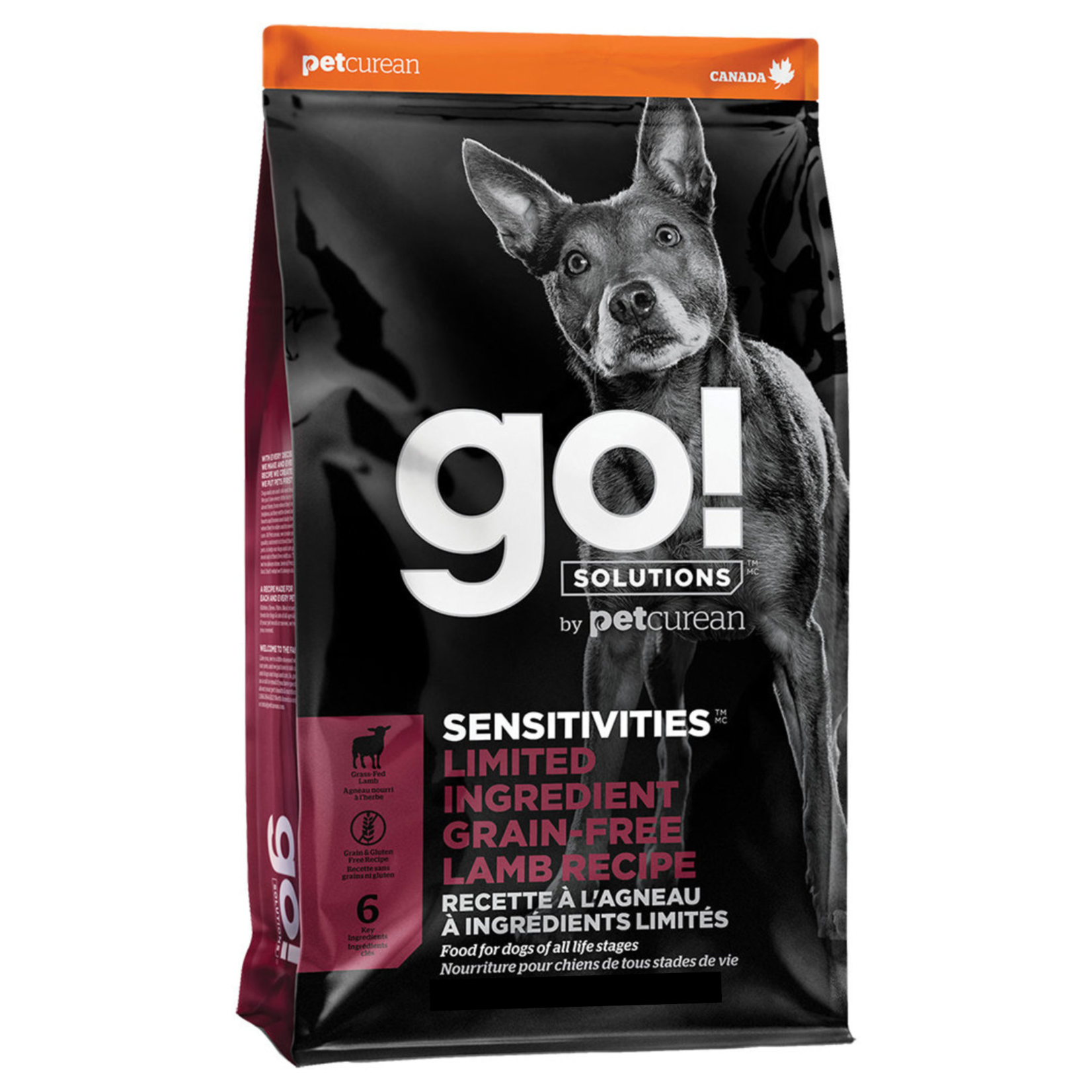 Go! Solutions Go! Solutions: Sensitivities LID: Grain-Free Lamb