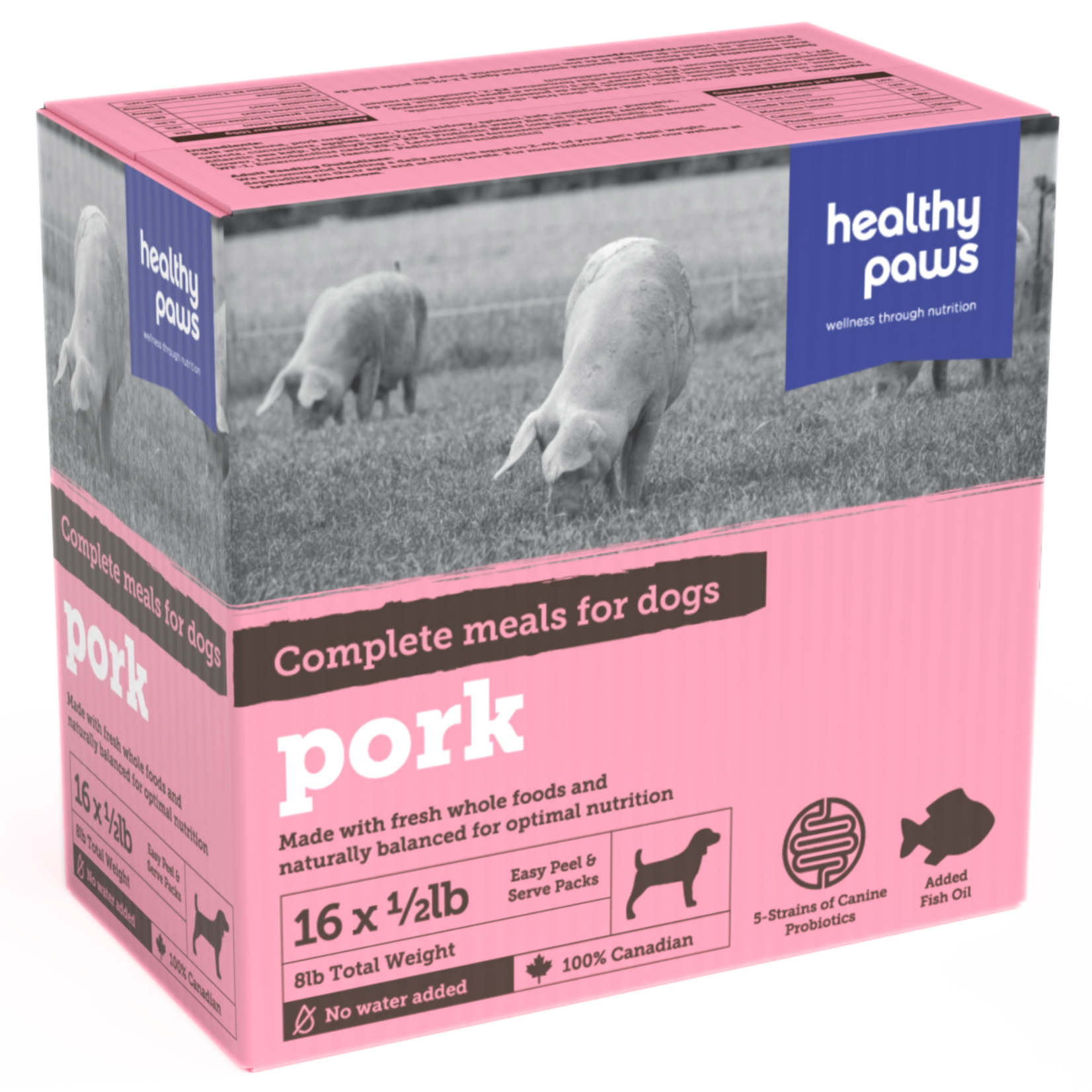 Healthy Paws Healthy Paws: Complete Dinner: Pork 8lb