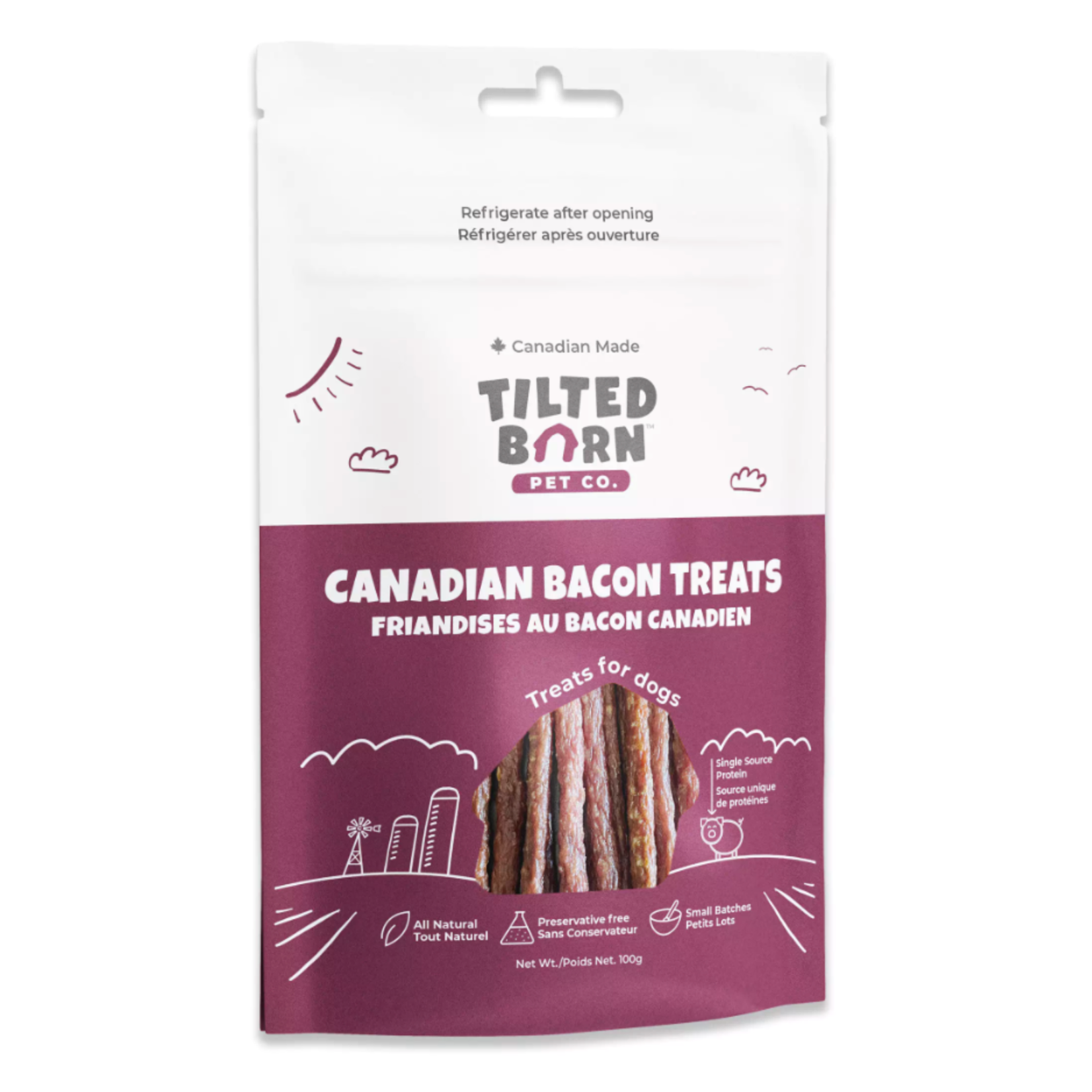 Tilted Barn Tilted Barn: Canadian Bacon Treats 100g