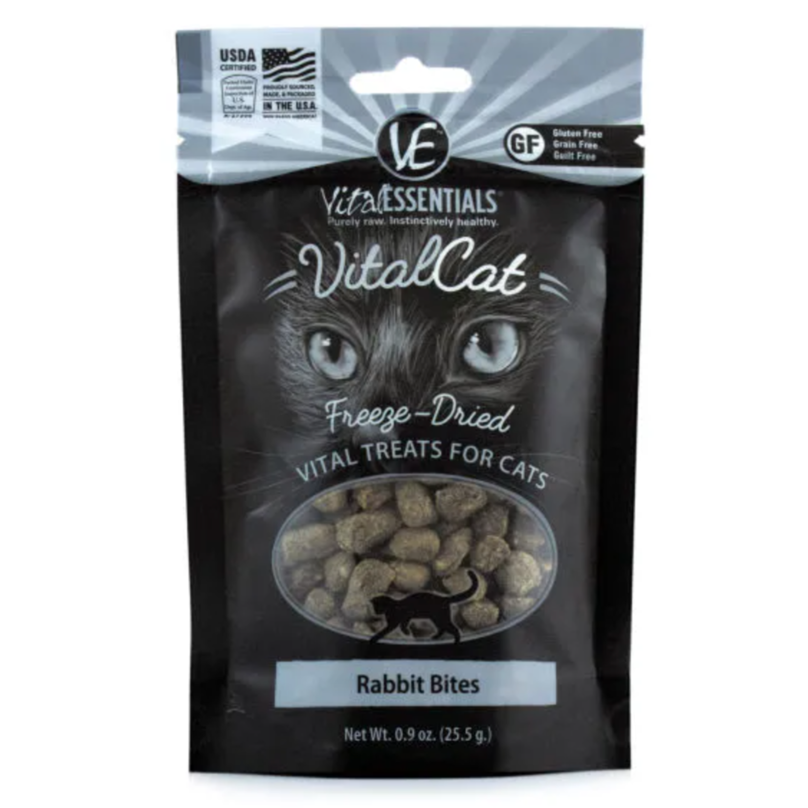 Vital Essentials VE: Vital Cat: Freeze-Dried Rabbit Bites 25.5g