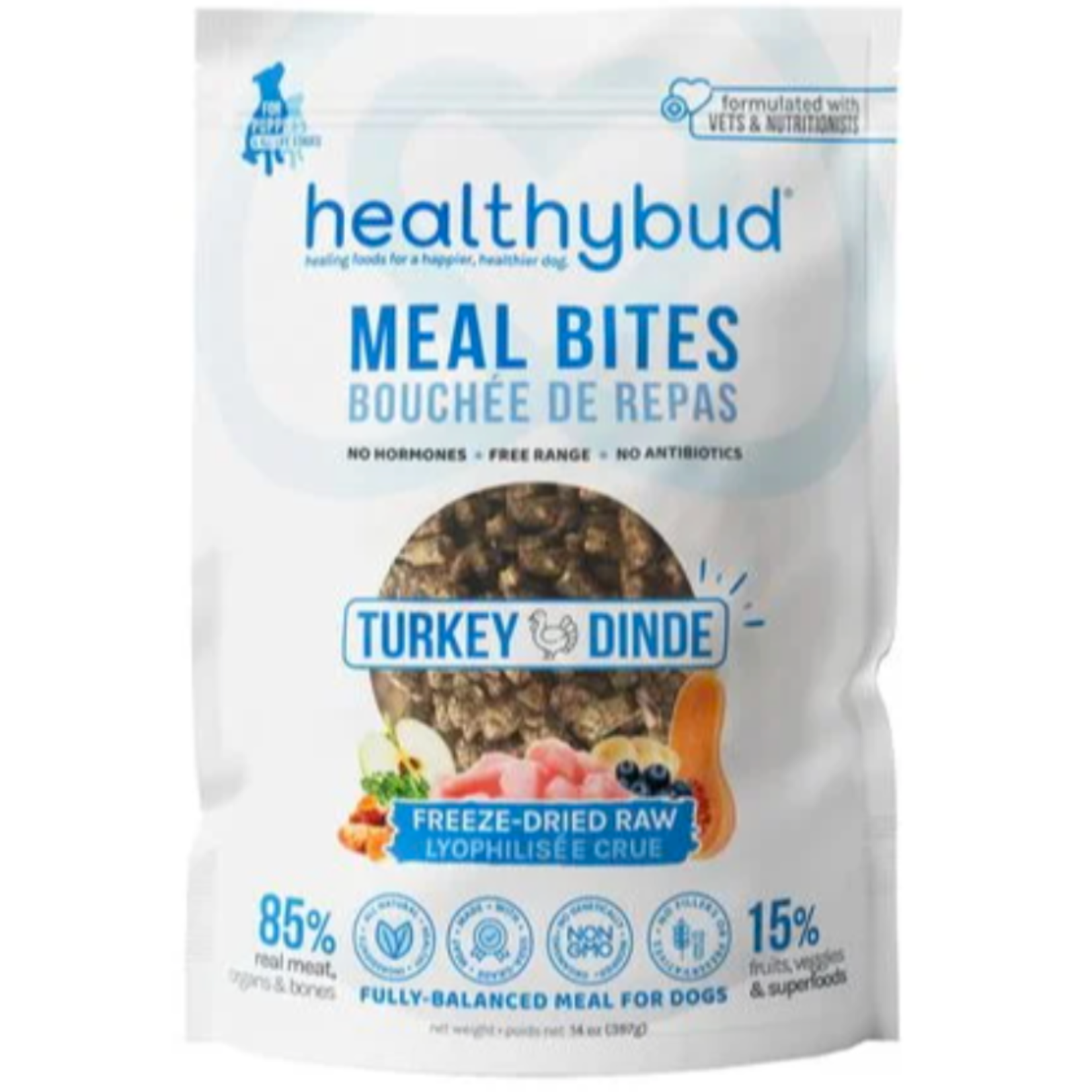 HealthyBud HealthyBud: Freeze-Dried Bites: Turkey 14oz