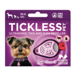 Tickless Tickless: Pet Ultrasonic Tick & Flea Repeller - Pink