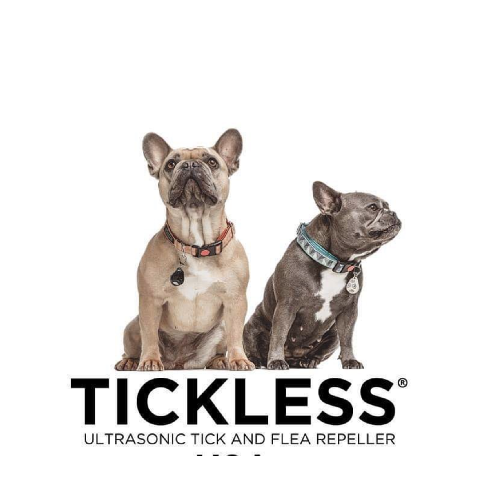 Tickless Tickless: Pet Ultrasonic Tick & Flea Repeller - Black
