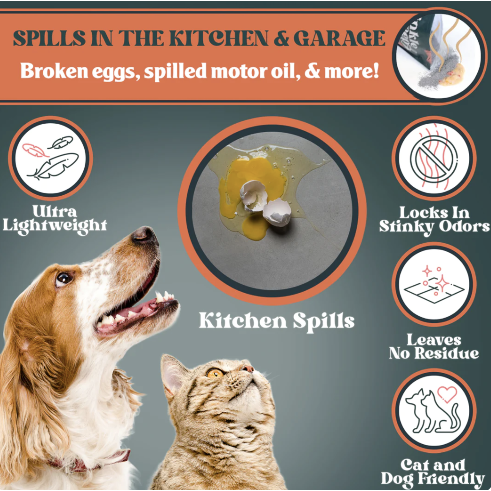 Sprinkle & Sweep Sprinkle & Sweep: Pet Accident Cleanup & Deodorizer 567g