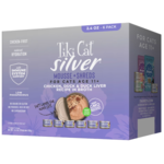 Tiki Cat Tiki Cat: Silver Senior: Mousse & Shred Chicken, Duck, Duck Liver 6 x 2.4oz