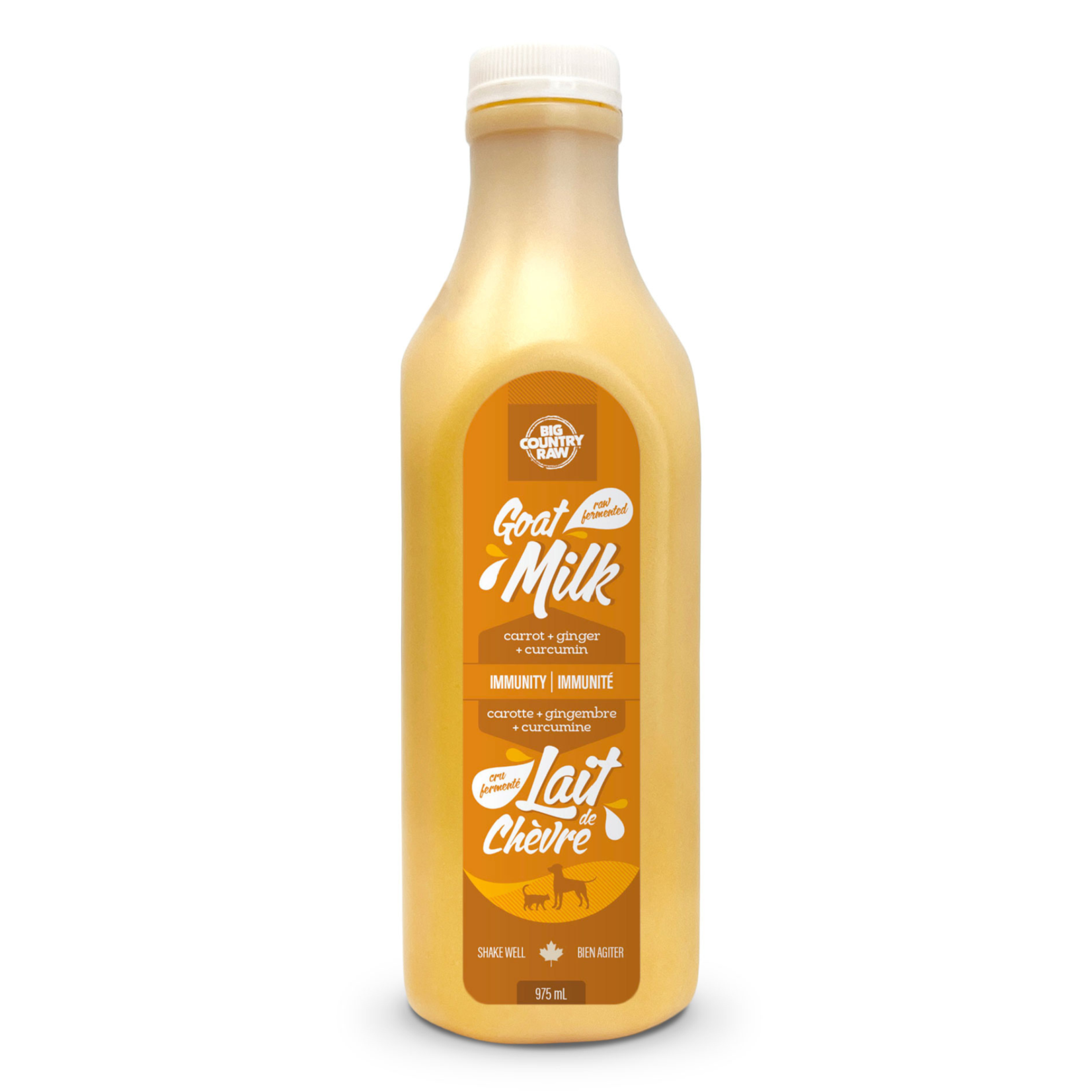 Big Country Raw Big Country Raw: Goat Milk: Immunity Orange 1L