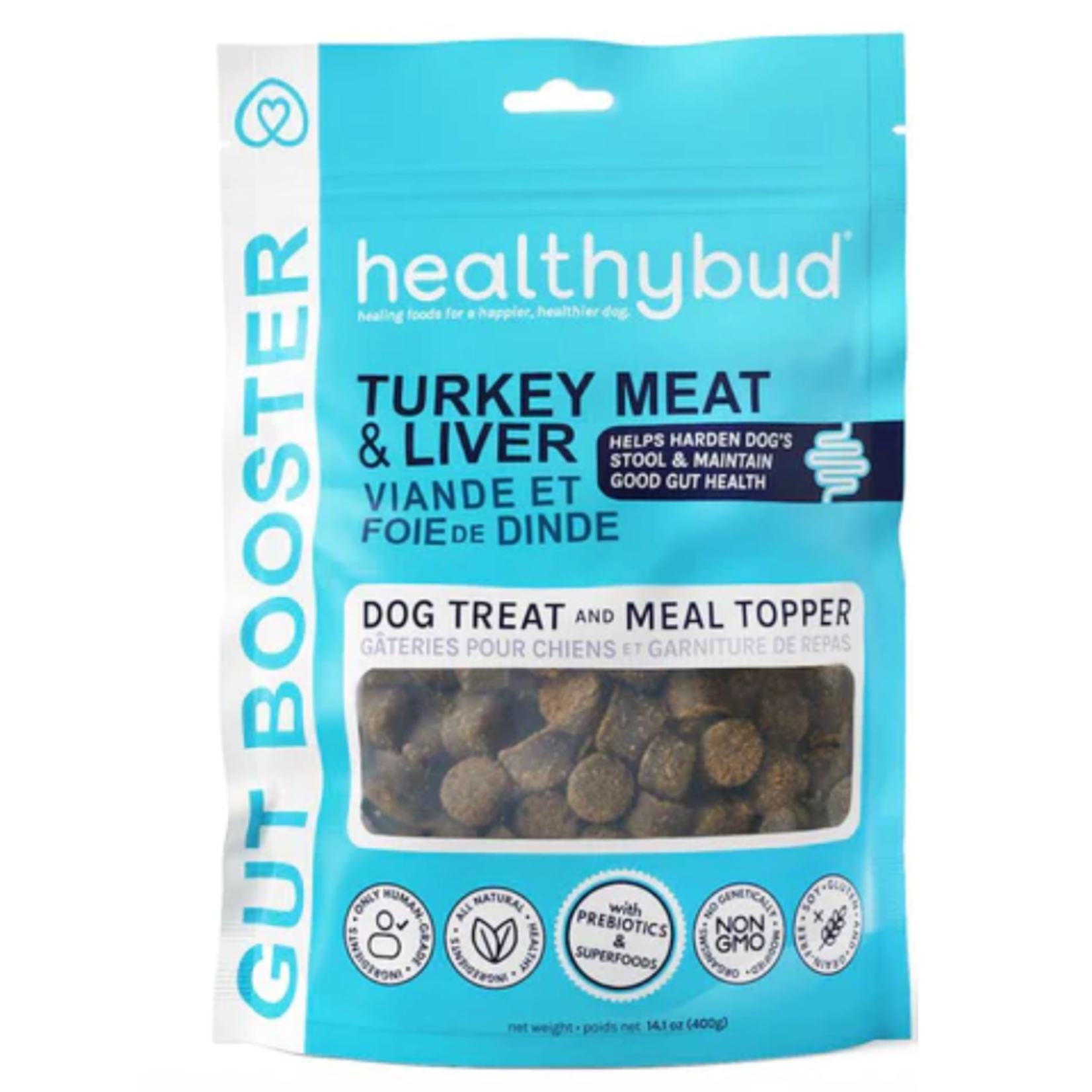 HealthyBud HealthyBud: Functional Treats: Gut Booster: Turkey & Liver