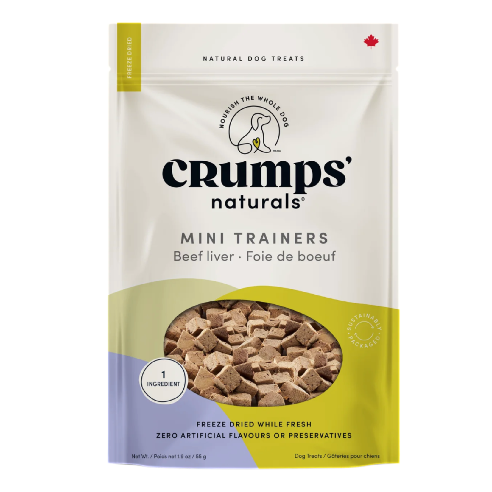 Crumps' Naturals Crumps’: Mini Trainers: Freeze-Dried Beef Liver
