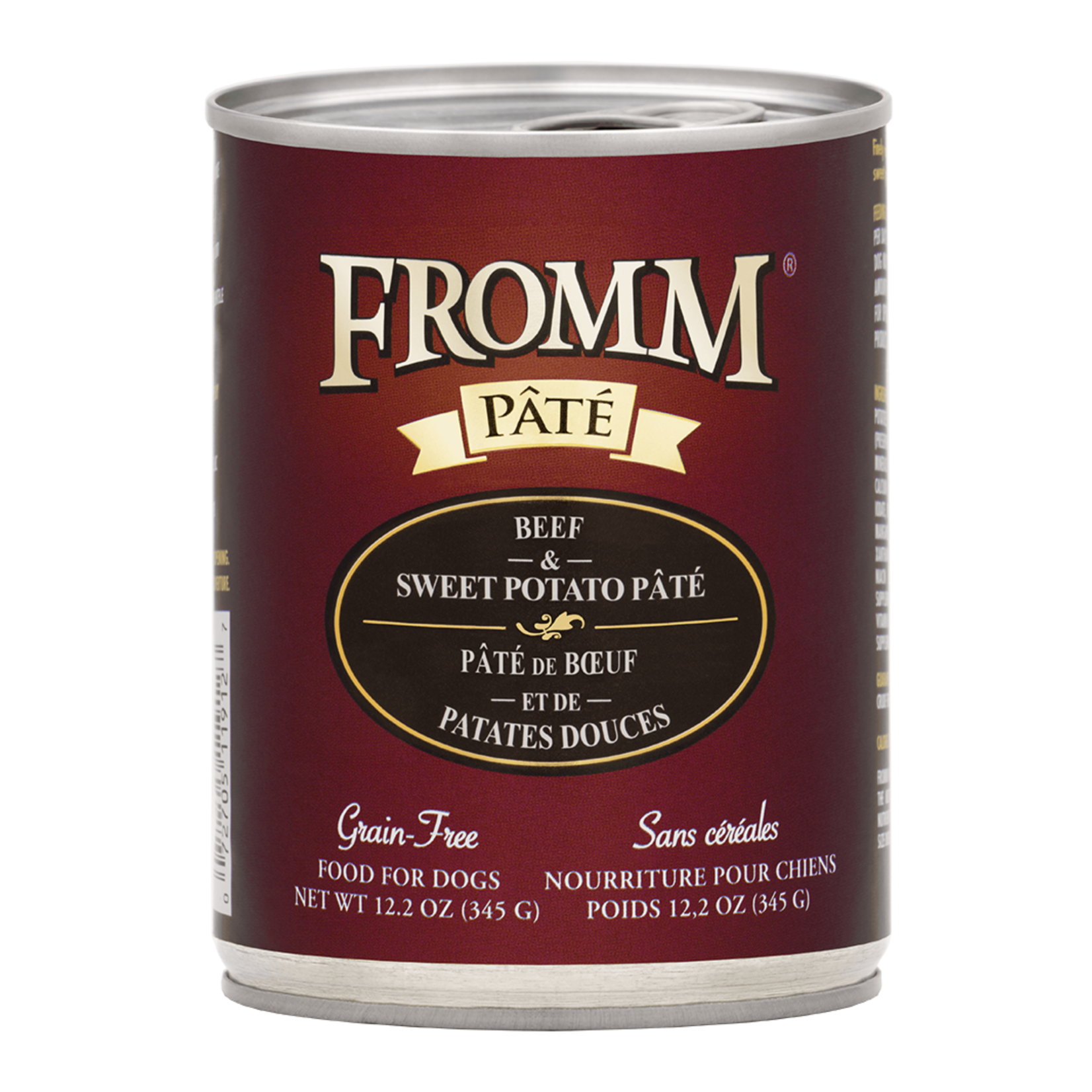 Fromm Fromm: Wet Dog Food: Beef & Sweet Potato Pâté 12.2oz