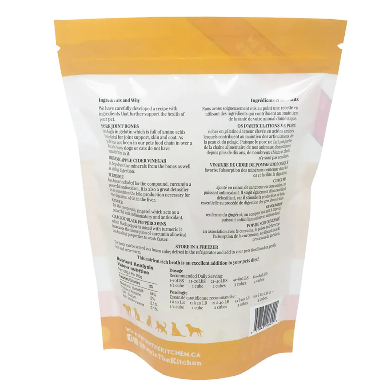 Pets In The Kitchen Pets In The Kitchen: Pork Bone Broth 550mL