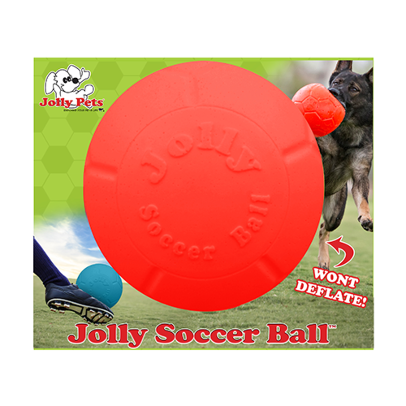 Jolly Pets Jolly Pets: Soccer Ball 8" Assorted Colours