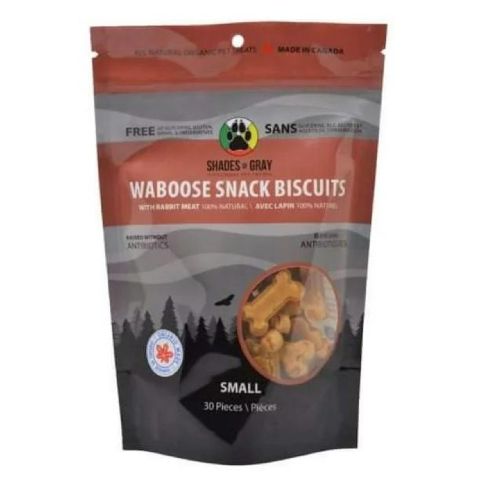 Shades of Gray Shades of Gray: Waboose Snack Biscuits with Rabbit Meat Small 30pc