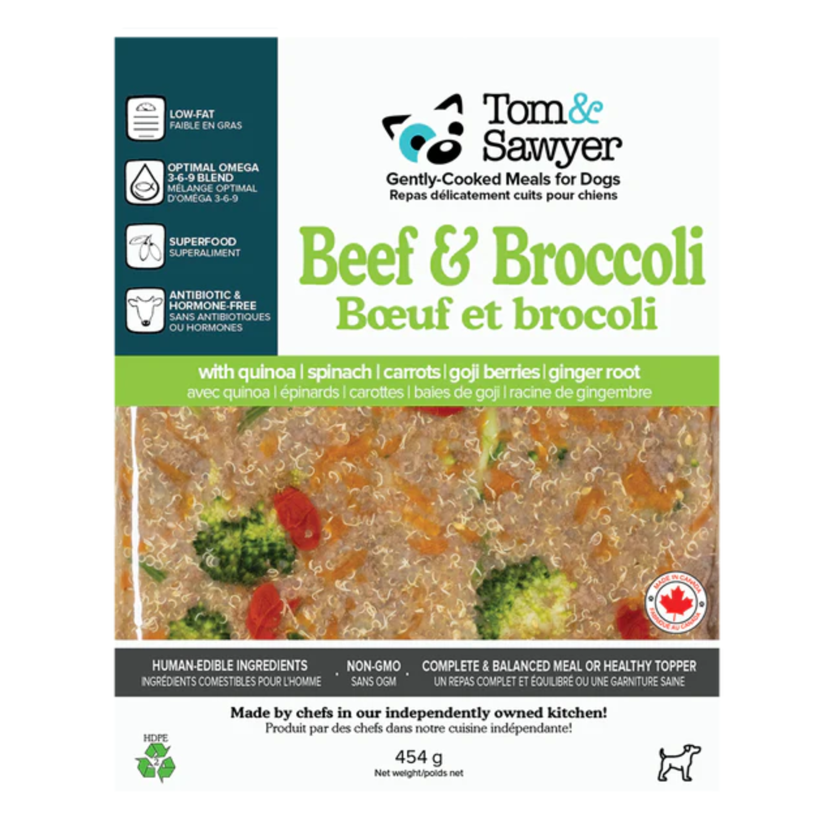Tom & Sawyer Tom & Sawyer: Beef & Broccoli  454 g