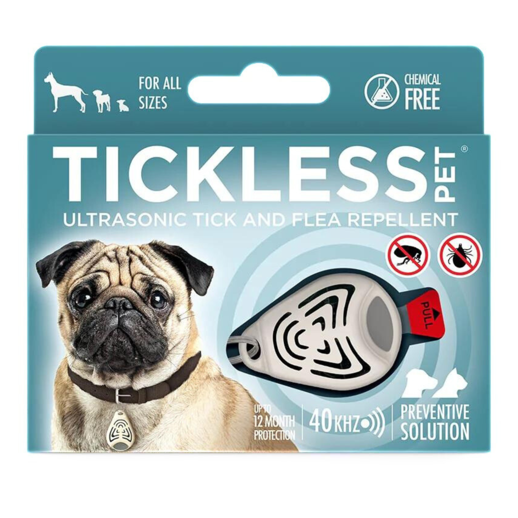 Tickless Tickless: Pet Ultrasonic Tick & Flea Repeller - Beige