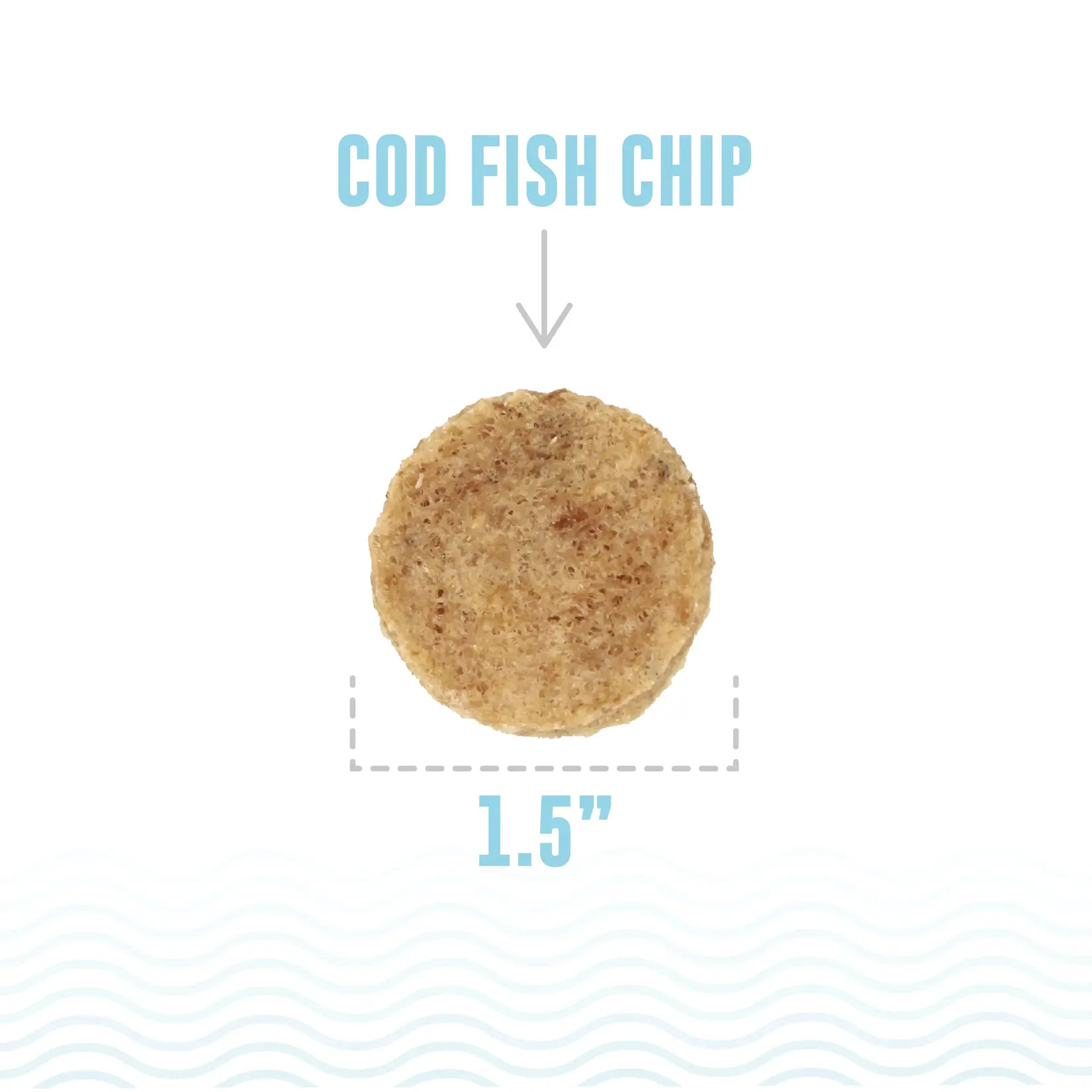 Icelandic+ Icelandic+ Cod Fish Chips Training Treats 71g