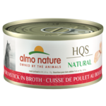 Almo Nature Almo Nature: HQS Natural LID: Chicken Drumstick in Broth 70g