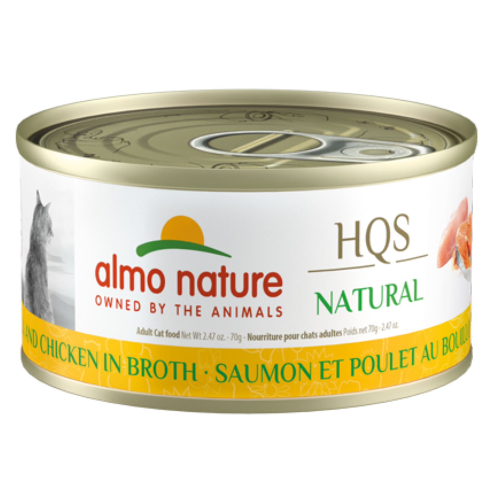 Almo Nature Almo Nature: HQS Natural: Salmon & Chicken in Broth 70g