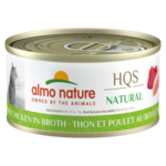 Almo Nature Almo Nature: HQS Natural LID: Tuna & Chicken in Broth 70g