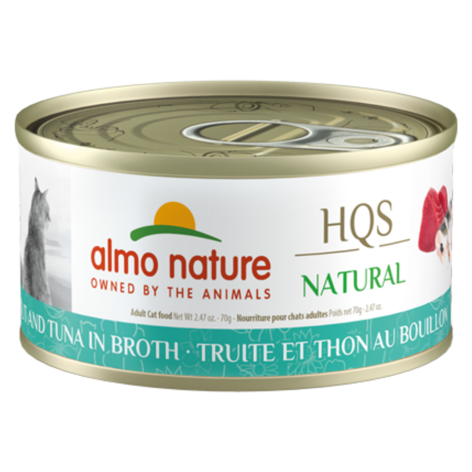 Almo Nature Almo Nature: HQS Natural LID: Trout & Tuna in Broth 70g