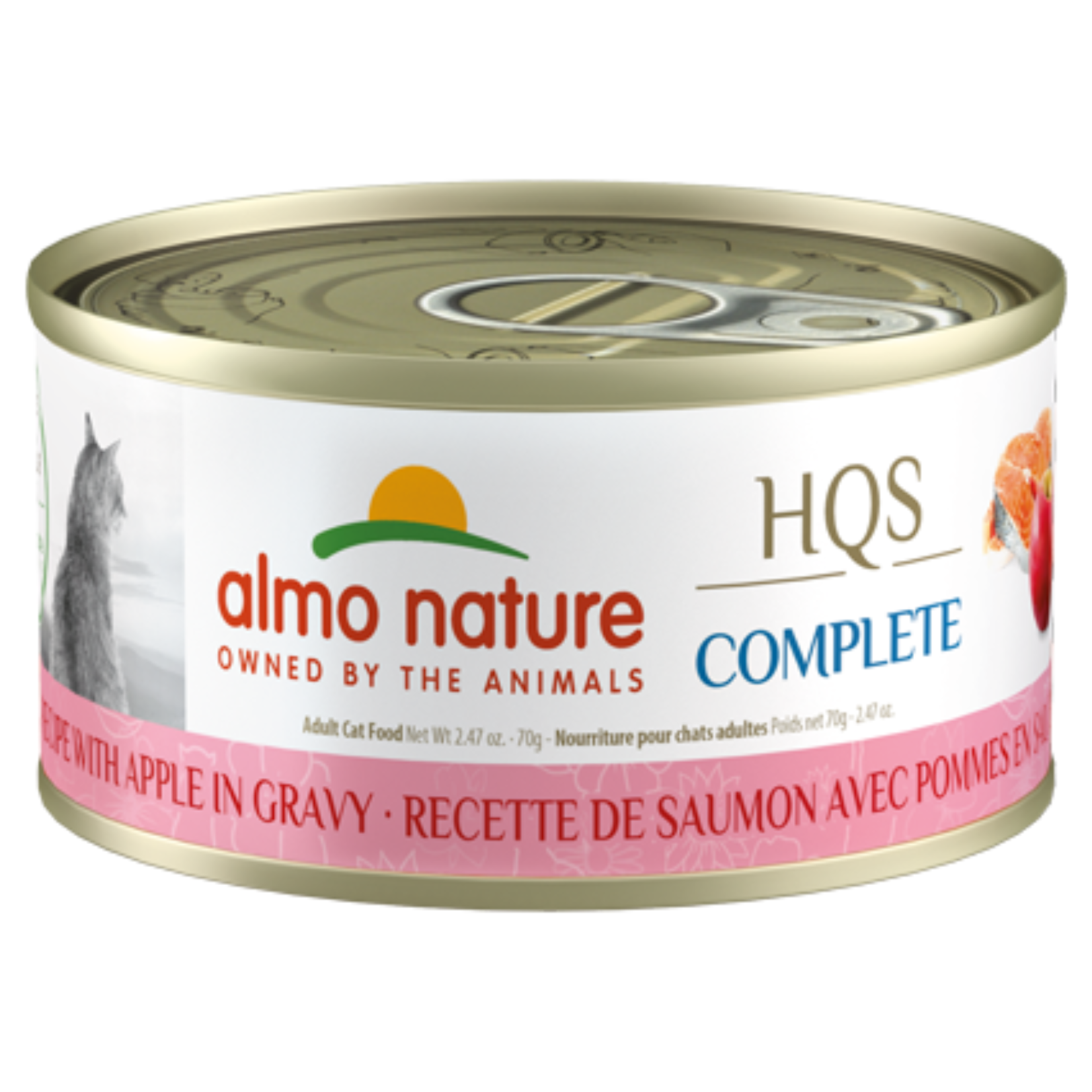 Almo Nature Almo Nature: HQS Complete: Salmon with Apple in Gravy 70g