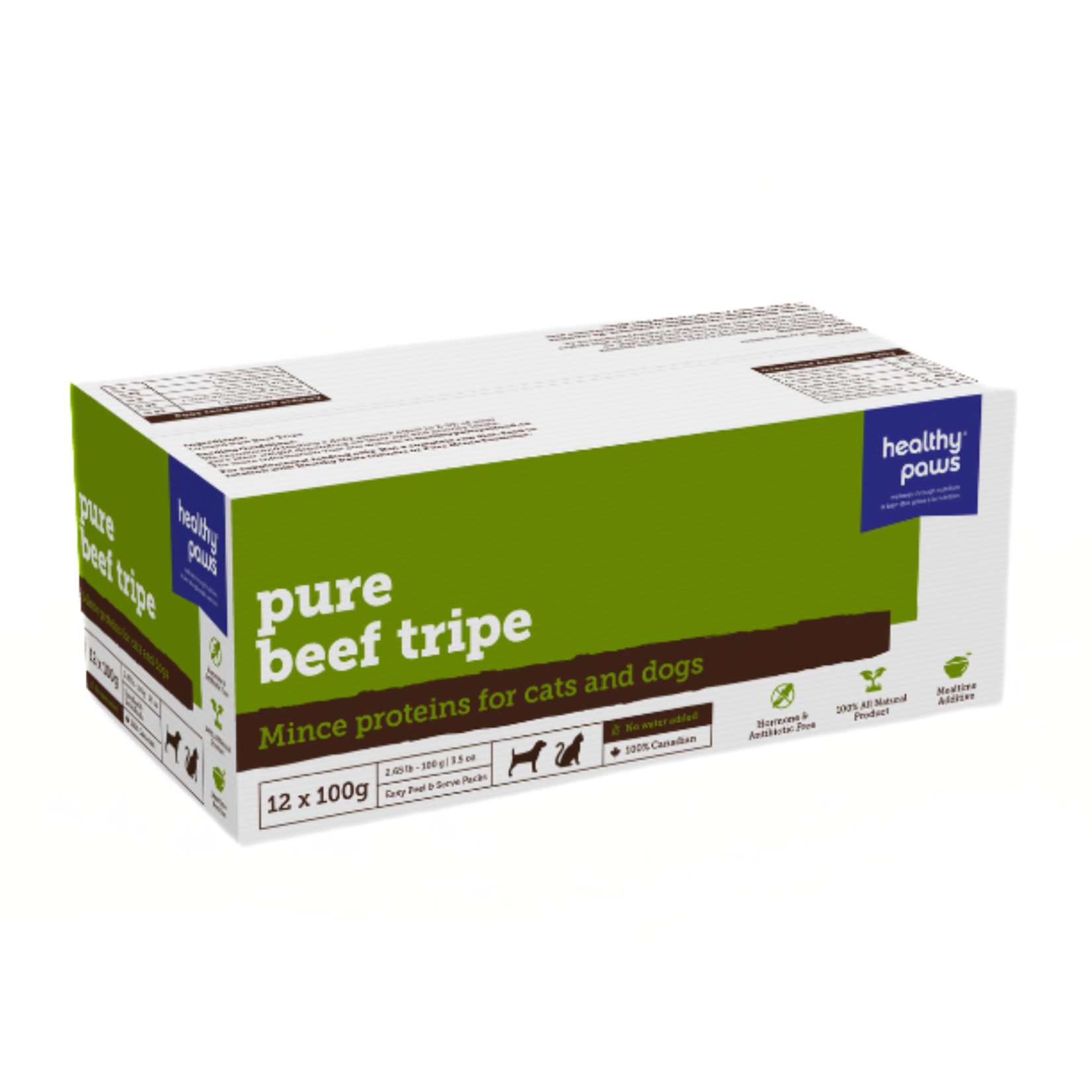 Healthy Paws Healthy Paws: Pure Mince: Beef Tripe 2.6lb