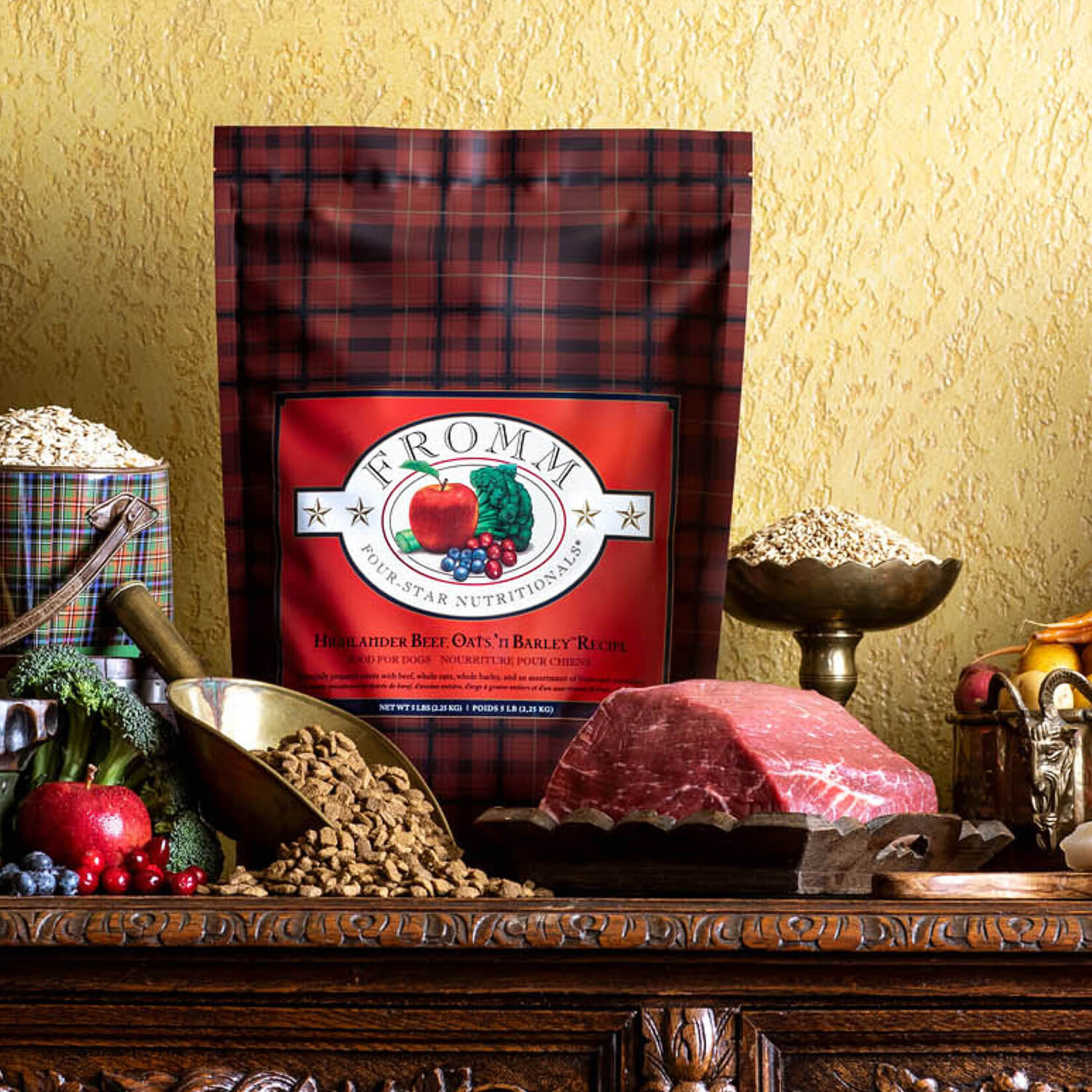 Fromm Fromm: Four Star: Highlander Beef, Oats 'n Barley 4lb