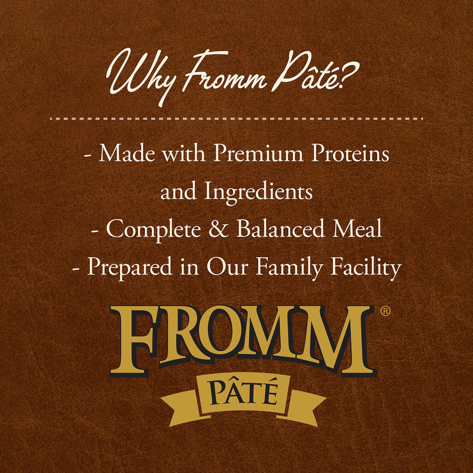 Fromm Fromm: Wet Dog Food: Duck À La Veg Pâté  12.2oz