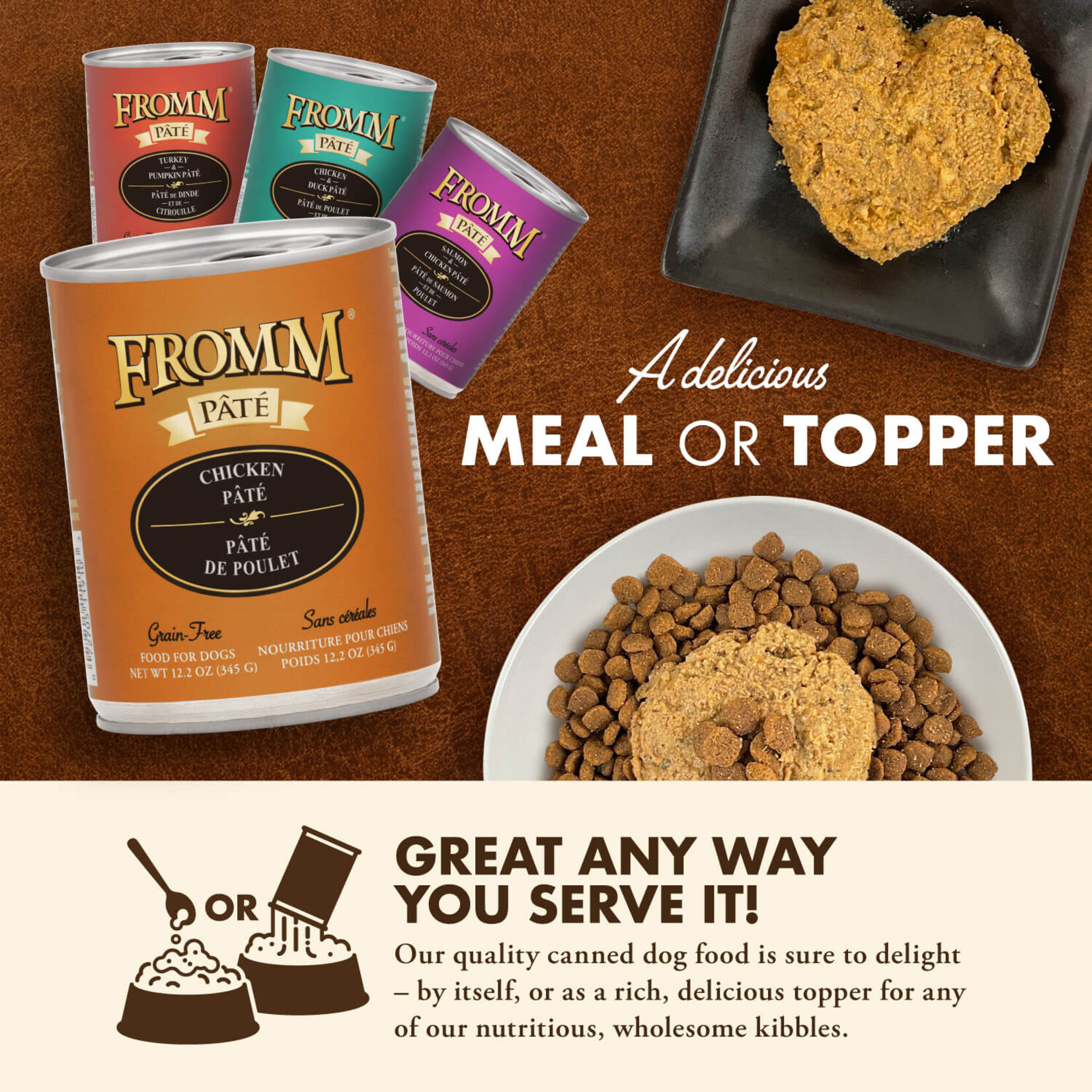 Fromm Fromm: Wet Dog Food: Chicken Pâté 12.2oz