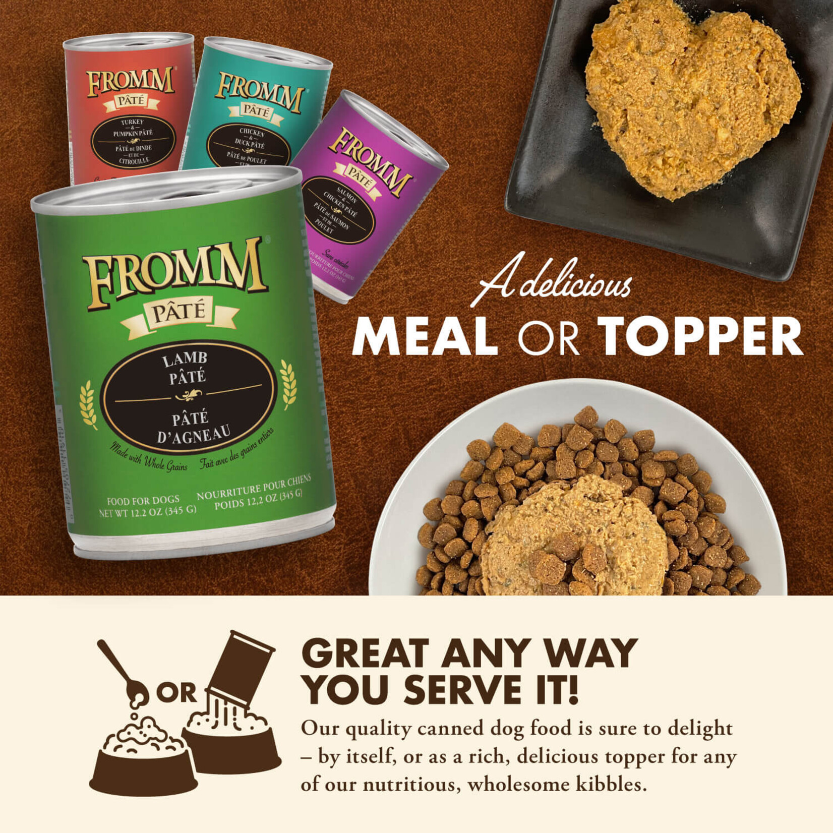 Fromm Fromm: Wet Dog Food: Lamb Pâté 12.2oz