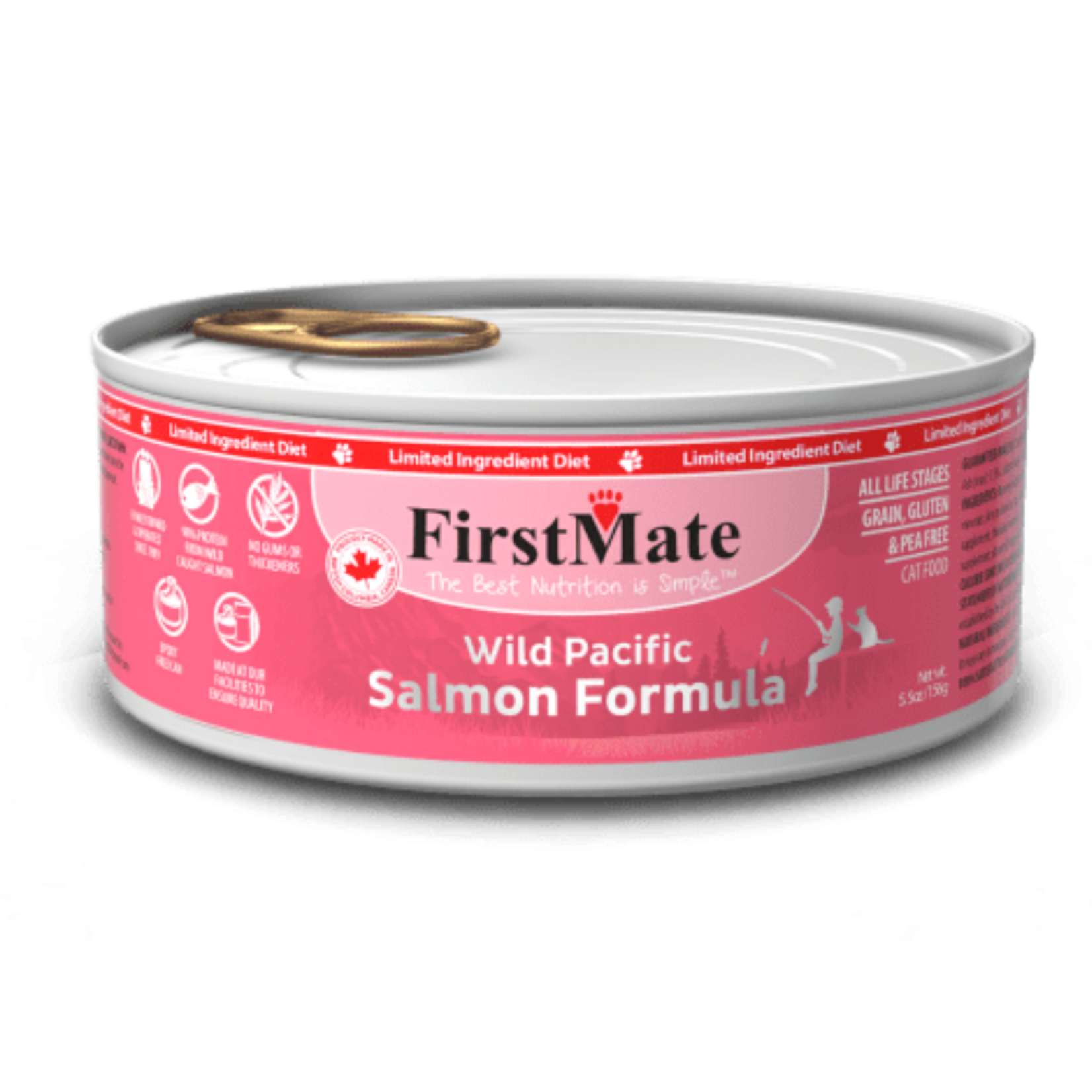 FirstMate FirstMate: Grain-Free LID: Salmon 5.5oz