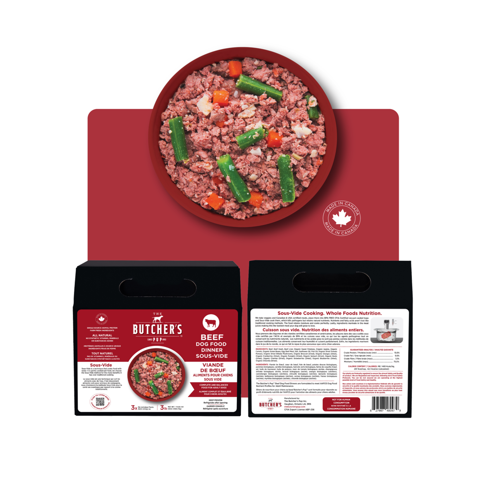 Butcher's Pup Butcher's Pup: Sous-Vide Beef Dinner Box 3 x 1lb