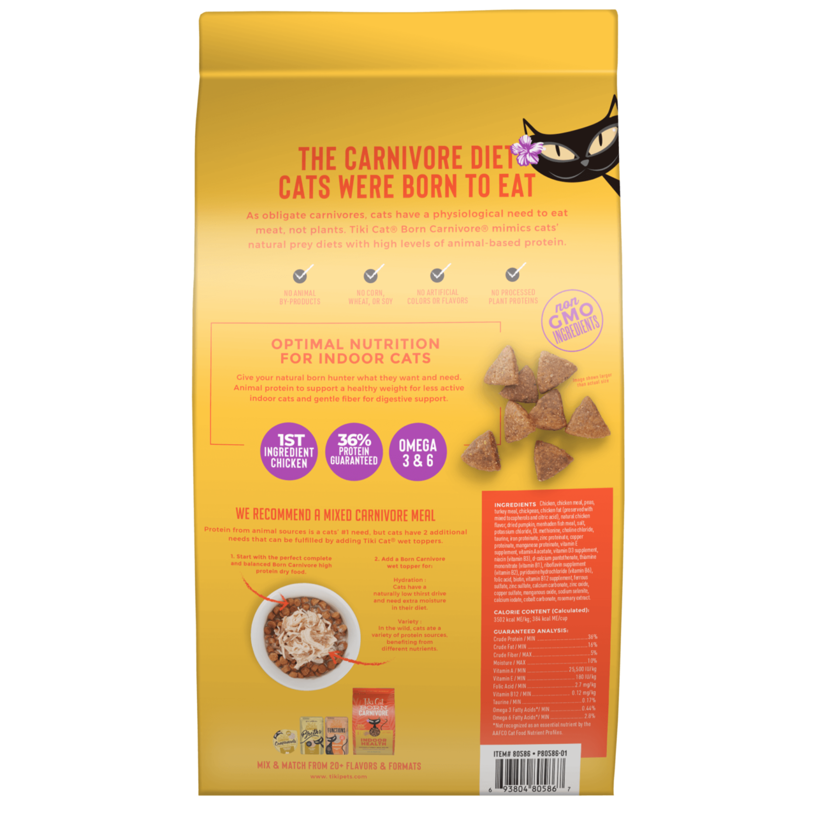 Tiki Cat Tiki Indoor Health: Chicken & Turkey 3lb