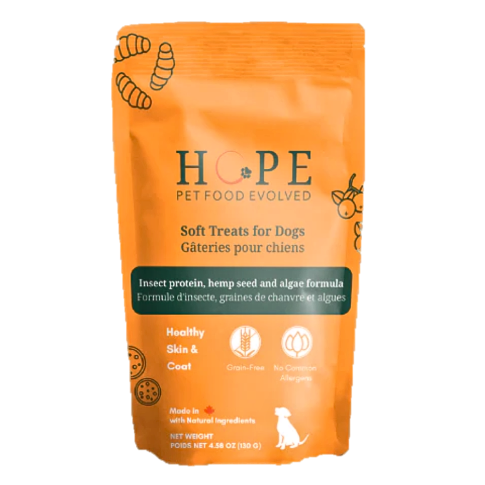 Hope Pet Food Hope: Soft Treats for Healthy Skin & Coat 130g