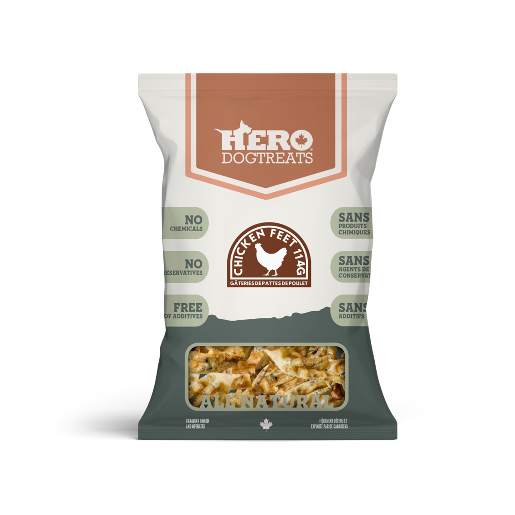Hero Hero: Dehydrated Chicken Feet 114g