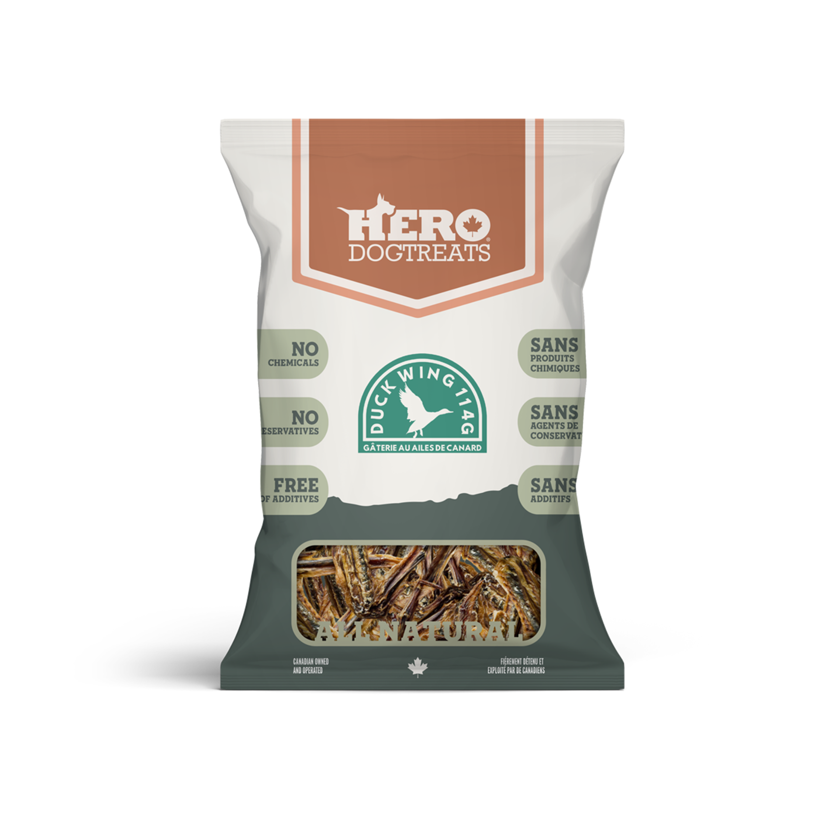 Hero Hero: Dehydrated Duck Wings 114g