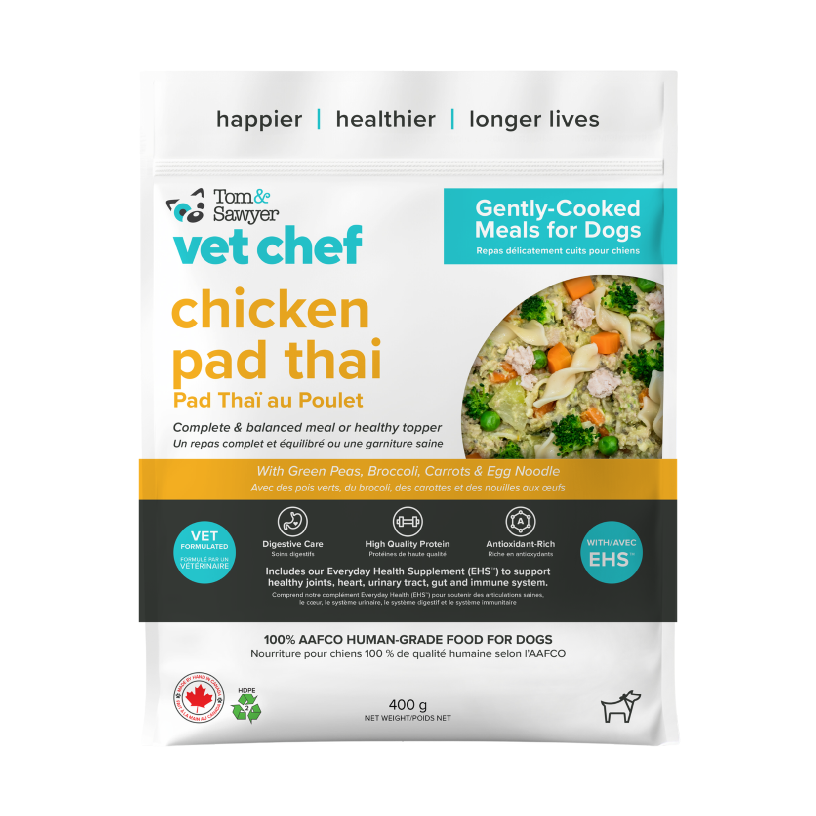 Tom & Sawyer Tom & Sawyer: Vet Chef: Chicken Pad Thai 400g