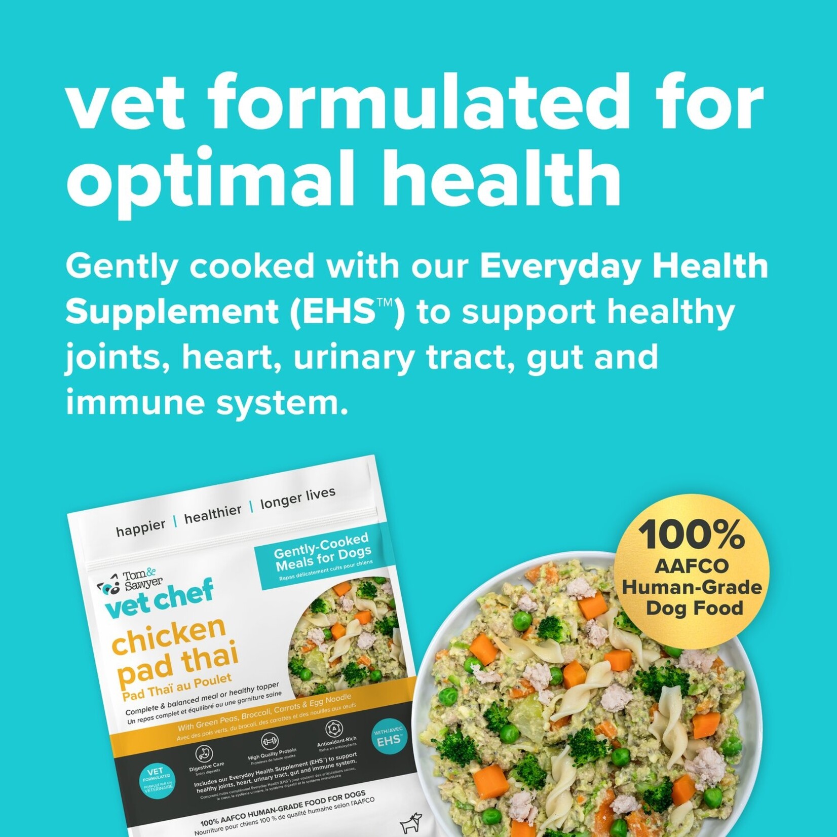 Tom & Sawyer Tom & Sawyer: Vet Chef: Chicken Pad Thai 400g