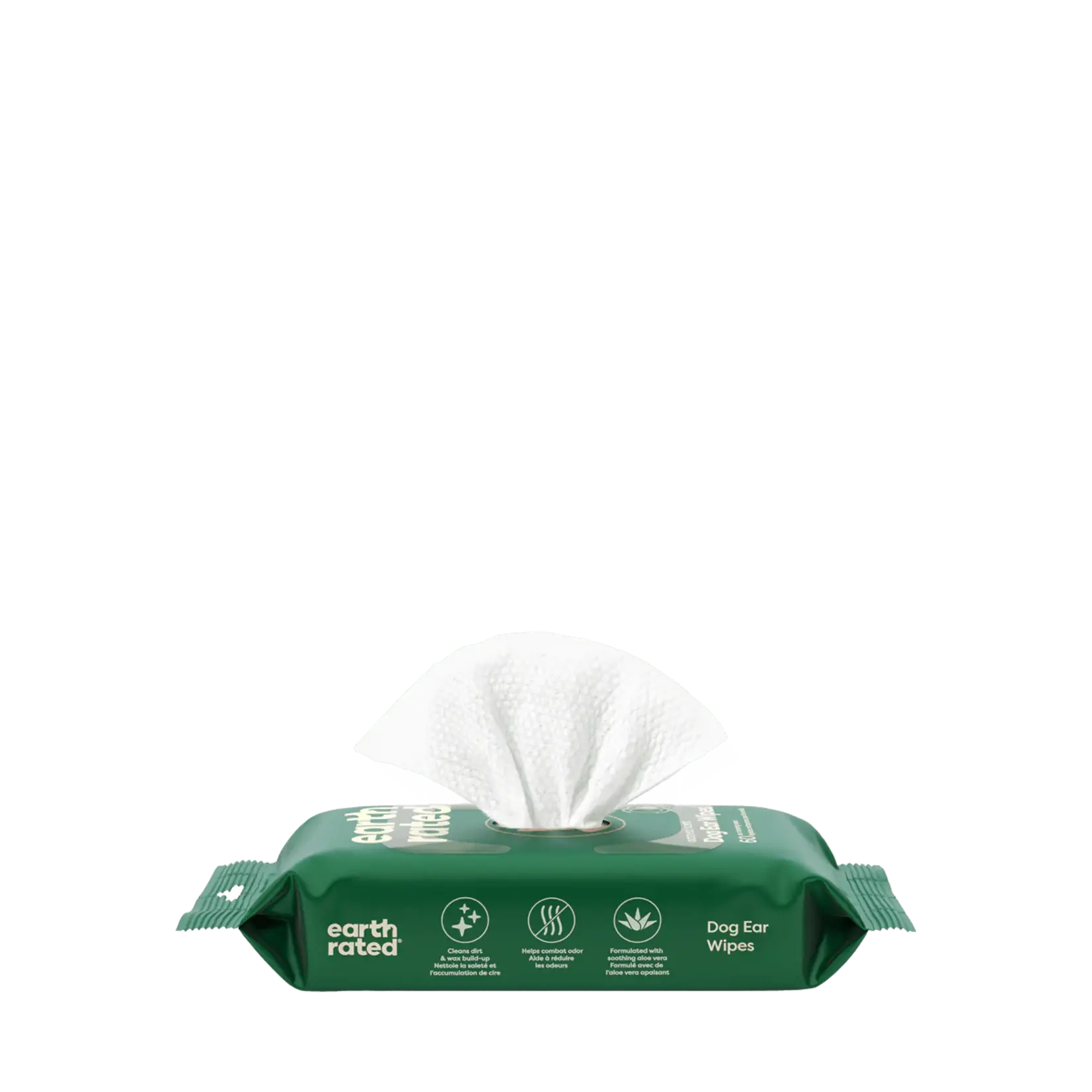 Earth Rated Earth Rated: Grooming: Ear Wipes 60pk