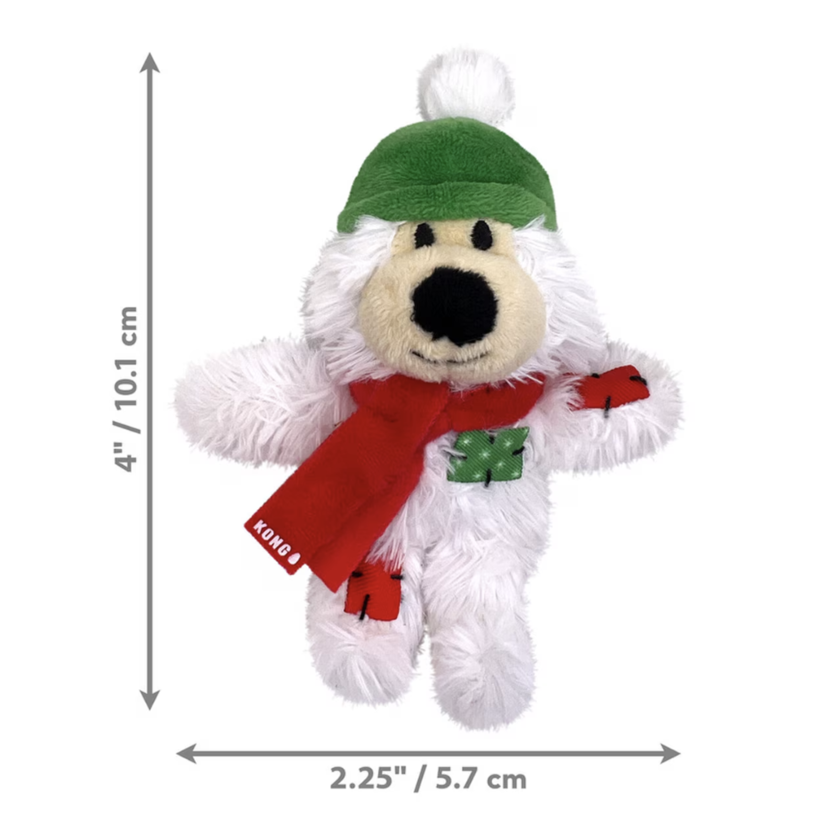Kong Kong: Holiday Softie Bear with Catnip: Assorted Colours