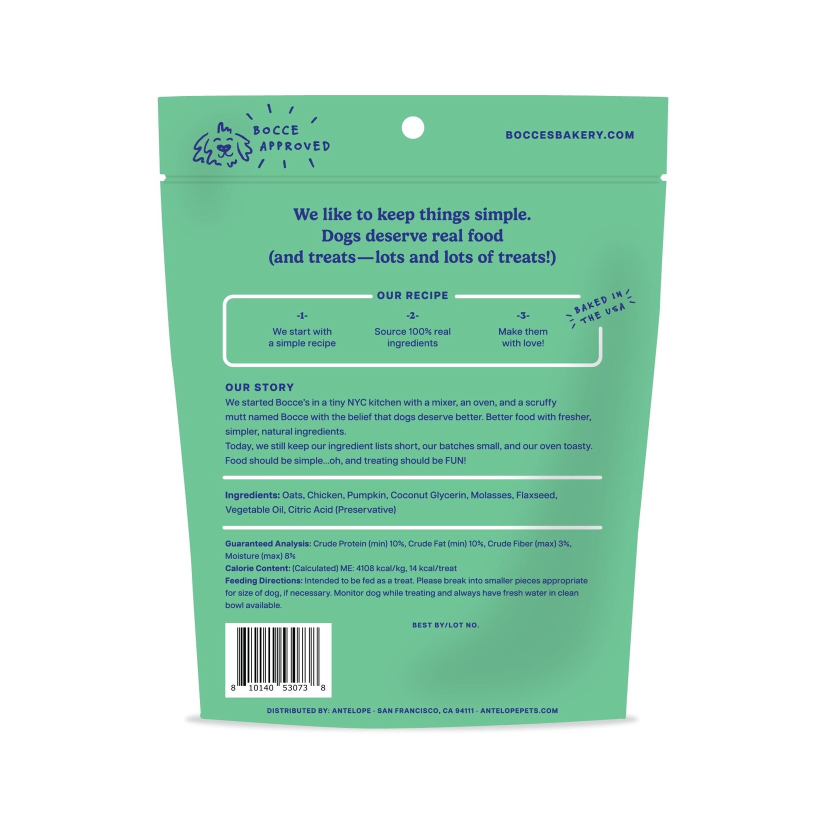 Bocce's Bakery Bocce's Bakery: Snowman Snacks 170g