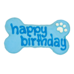 Bosco and Roxy's Bosco and Roxy's: Blue Happy Birthday Bone