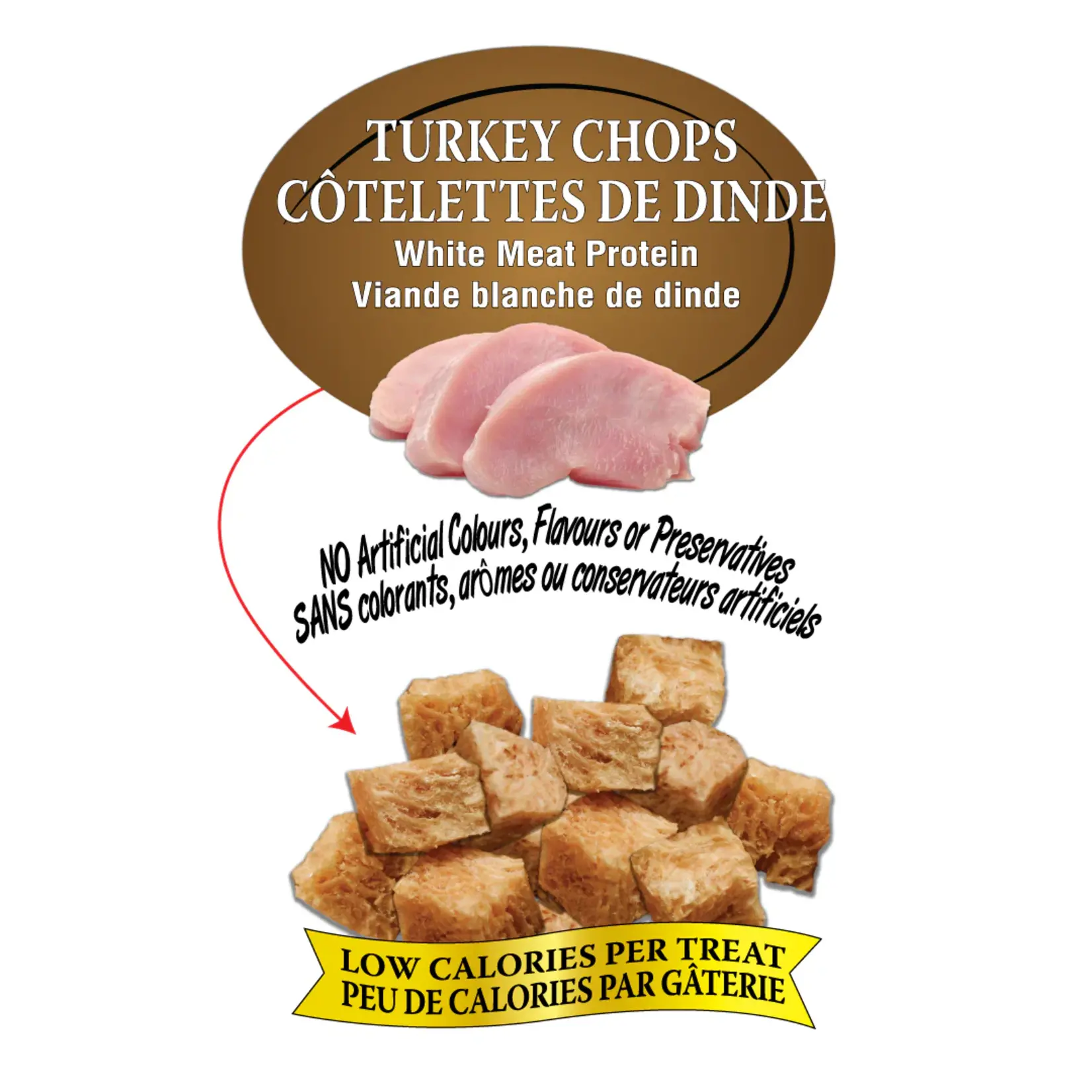 Benny Bully's Benny Bully's: Turkey Chops: Cat Treats 20g