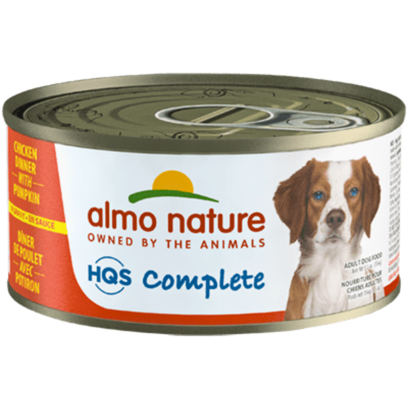 Almo Nature Almo Nature: HQS Complete Dog Food: Chicken Dinner with Pumpkin 156g